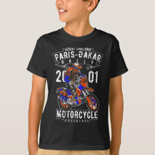 Rally van Parijs-Dakar over het avontuur van de Sa T-shirt