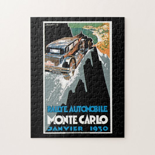 Rallye Automobile Monte Carlo Legpuzzel (Verticaal)