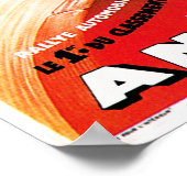 Rallye Automobile Monte Carlo Poster (Hoek)