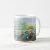 Rallye Cat Lady Road Café Mug (Devant droit)
