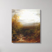 Ralph Albert Blakelock Pool in de Adirondacks Canvas Afdruk (Voorkant)