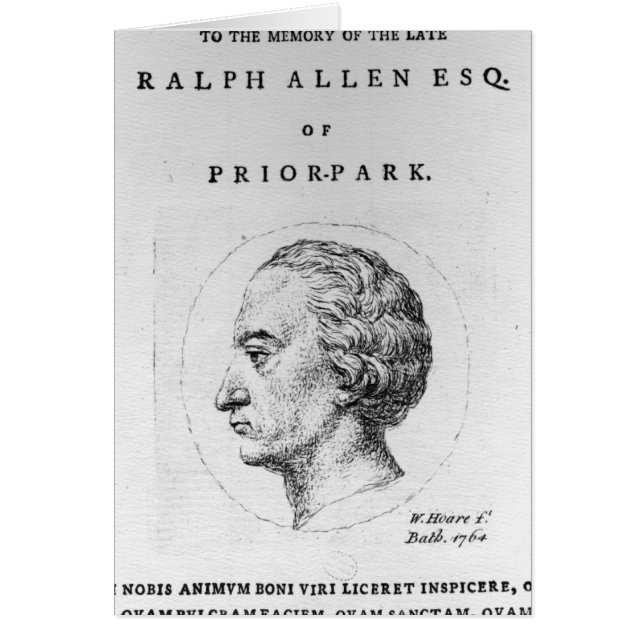 Ralph Allen, 1764 (Devant)