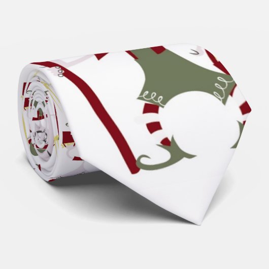 Ralph Kerstmis Elf Stropdas! Stropdas (Opgerold)