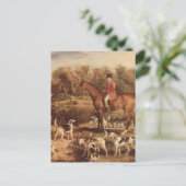 Ralph Lambton en zijn honden door James Ward Briefkaart (Staand voorkant)