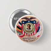 Ralph Nader Ronde Button 5,7 Cm (Voorkant /achterkant)