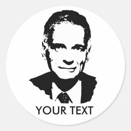 Ralph Nader Ronde Sticker (Voorkant)