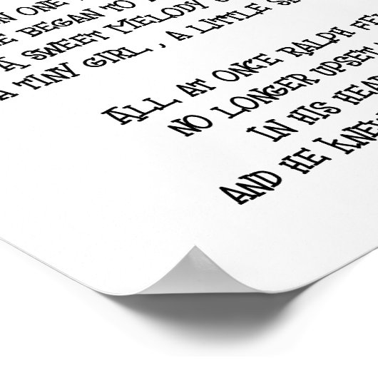 RALPH THE ELF Print, Value Poster Paper (Matte) (Coin)