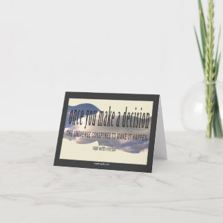 Ralph Waldo Emerson Quotation Kaart