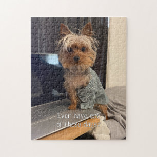Ralphie de Theekop Yorkie Een Van Die Dagen Legpuzzel