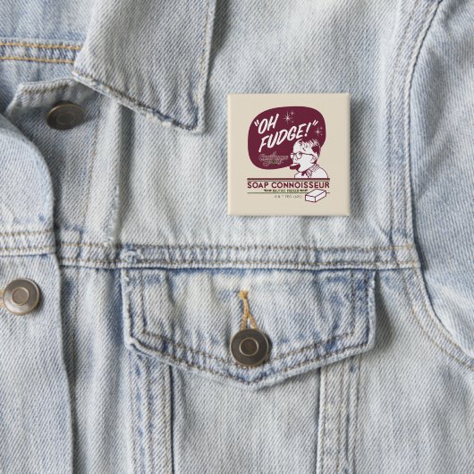 Ralphie Parker - Soap Connoisseur Vierkante Button 5,1 Cm (In situ)
