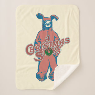 Ralphie   Pink Nightmare Sherpa Deken