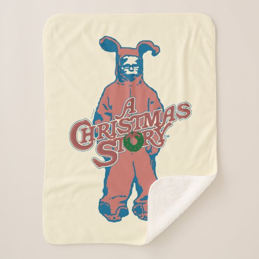 Ralphie | Pink Nightmare Sherpa Deken (Voorkant)
