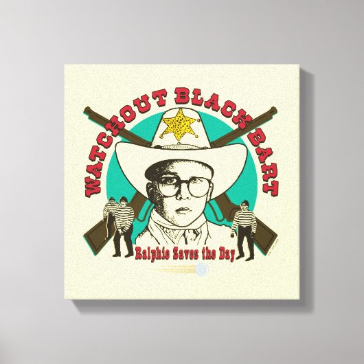 Ralphie Saves the Day Canvas Afdruk (Voorkant)