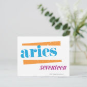 Ram Aqua Briefkaart (Staand voorkant)