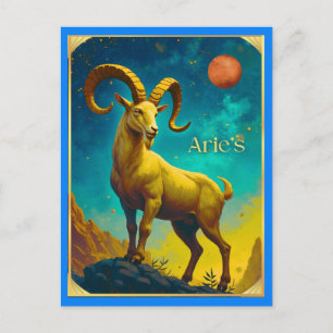 Ram Aries Sterrenbeeld Briefkaart
