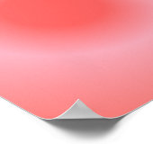 Ram Aura Gradient Zodiac, rood roze gradiënt Poster (Hoek)