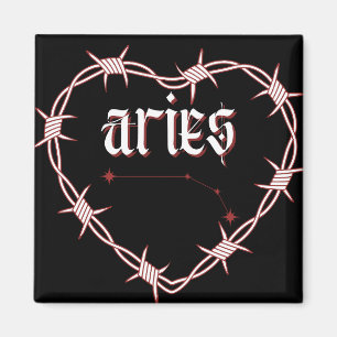 Ram Constellation Gothic Esthetische prikkeldraad Magneet