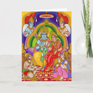 Ram Darbar-Wenskaart Kaart