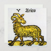 Ram de Golden Ram,  tekenen van de dierenriem (Voorkant / Achterkant)