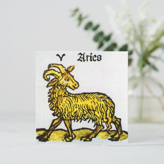 Ram de Golden Ram,  tekenen van de dierenriem (Staand voorkant)