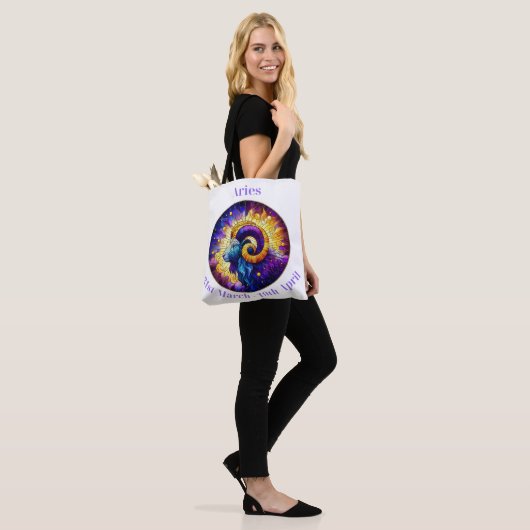 Ram de Ram, heldere, levendige canvas tas (Op model)