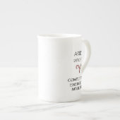 "Ram doet het..." Designer Bone China Mok (Voorkant rechts)