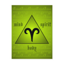 Ram Driehoek Mind Body Spirit Holisitisch Groen