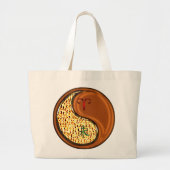 Ram en houten geit grote tote bag (Voorkant)