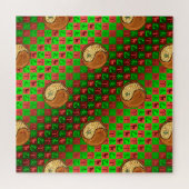 Ram en houten geit legpuzzel (Horizontaal)