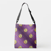 Ram en metalen os crossbody tas (Achterkant)