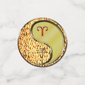 Ram en metalen rat confetti (Kleine voorkant)