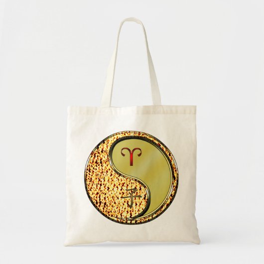 Ram en metalen rat tote bag (Voorkant)