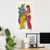 Ram en Sita Poster (Thuiskantoor)