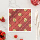 Ram en vuur tijger servet (Insitu)