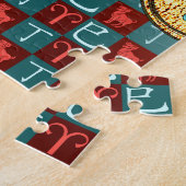 Ram en vuurslang legpuzzel (Zijkant)