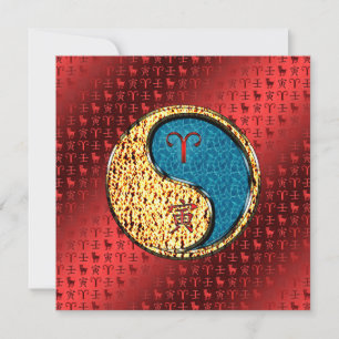 Ram en water tijger kaart