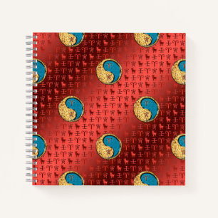 Ram en water tijger notitieboek