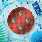 Ram en water tijger papieren bordje (Feest)