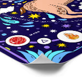 Ram: "Fiery Determination" dierenriem Poster (Hoek)