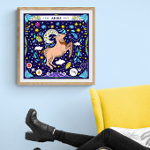 Ram: "Fiery Determination" dierenriem Poster