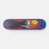 Ram Gehoornde Skull Skateboard (Horizontaal)