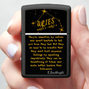 Ram Golden: Assertief Zodiac Gift