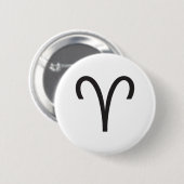RAM, HOROSCOOP SYMBOOL RONDE BUTTON 5,7 CM (Voorkant /achterkant)