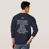 Ram, horoscoop, t-shirt (Achterkant volledig)