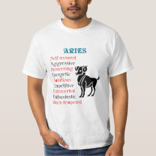 Ram Horoscoop Zodiac Sign T-shirt