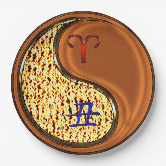 Ram & hout os papieren bordje (Voorkant)