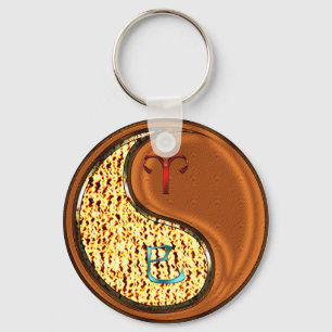 Ram & Hout Slang Sleutelhanger
