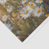 Ram in een Daisy Field Painting Decoupage Tissuepapier (Detail)