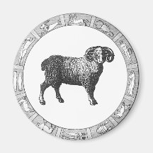 Ram in een Zodiac Ring