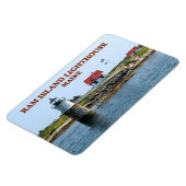 Ram Island Lighthouse, Maine Flexi Magnet Magneet (Linkerzijde)